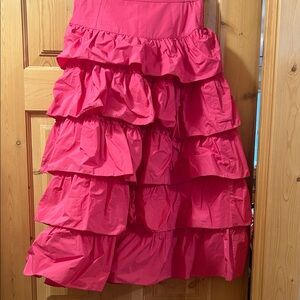 NWT Urban Outfitters Pink Ruffle skirt XS
